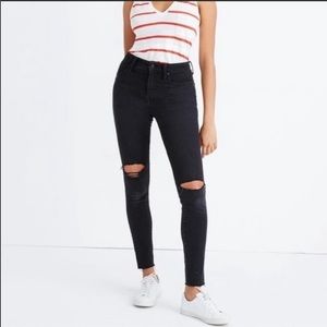 Madewell curvy high rise skinny jeans